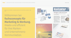 Desktop Screenshot of fuchsconcepts.de