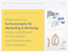 Tablet Screenshot of fuchsconcepts.de